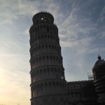 Leaning Tower at sunset