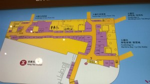 A map of The Lane, a smaller mall associated with the Hang Hau station.