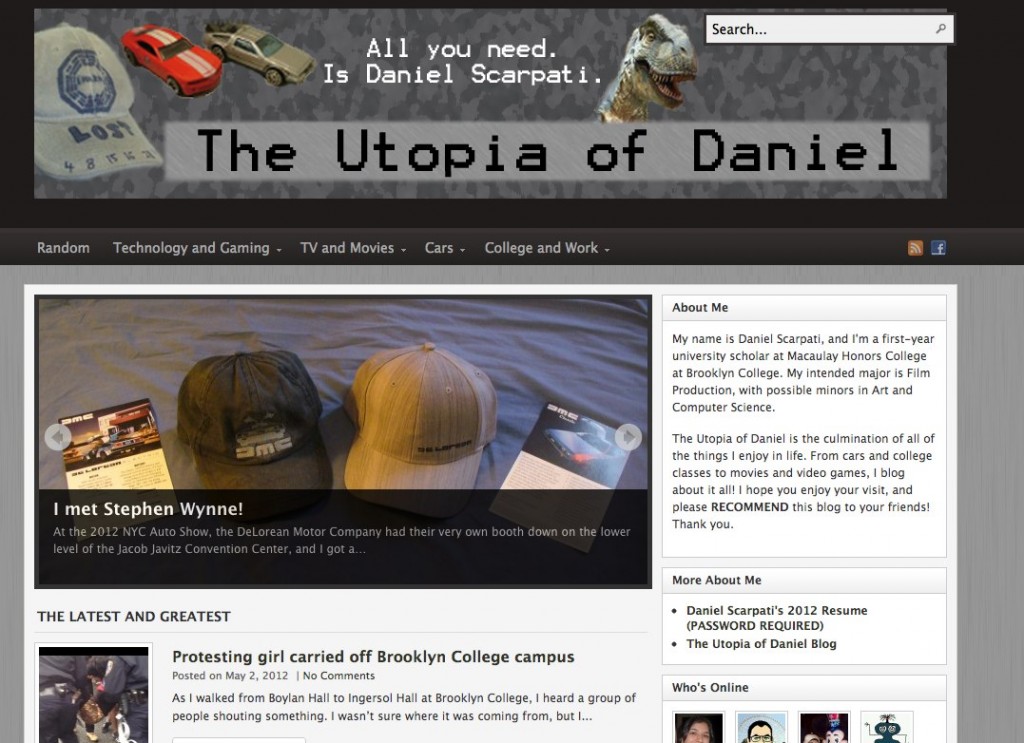 Expo 2012 Awardees Macaulay Eportfolio Showcase