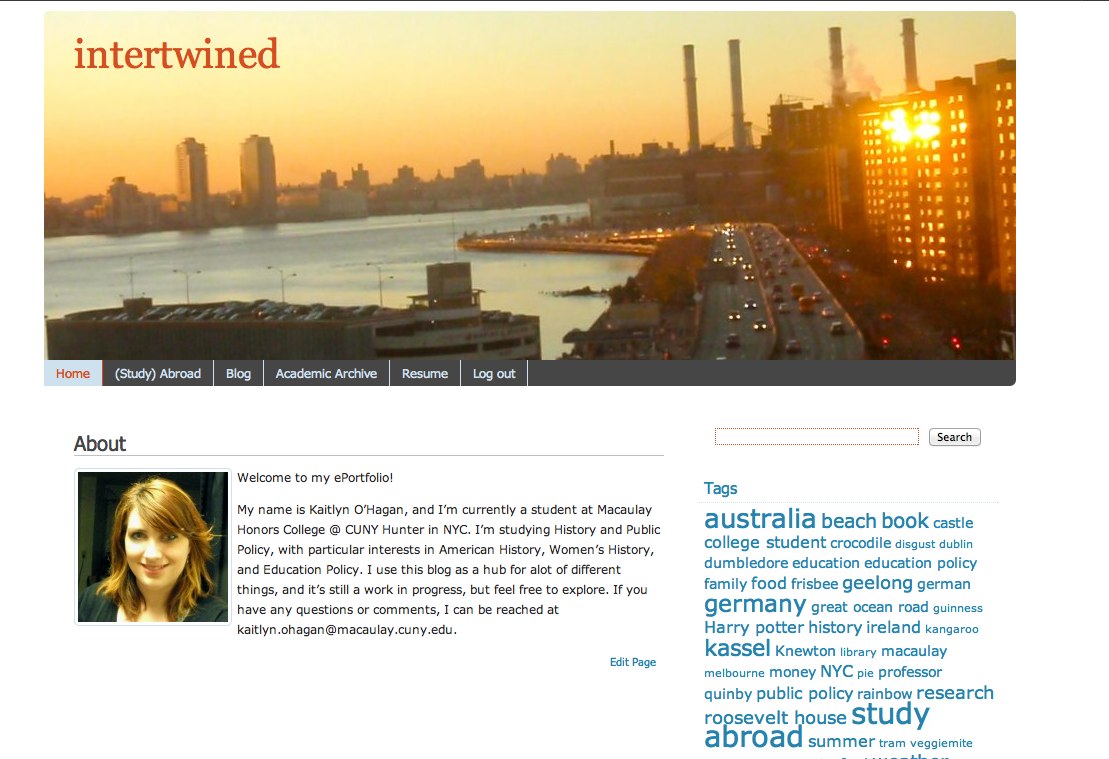 Expo 2012 Awardees Macaulay Eportfolio Showcase