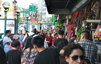 Figure 4: A look down Canal Street at the corner of Centre Street
